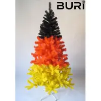 BURI Coupe du monde Qatar 2022 Allemagne Arbre de Noël Drapeau allemand différentes tailles, taille:180 cm