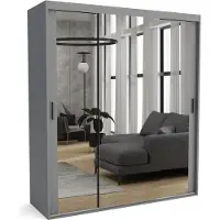 Furnlux Classic Tapis de vestiaire FURNLUX A Gris 250cm / Couleur principale : Gris / Dimensions : 250 x 60 x 205 cm