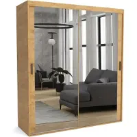 Furnlux Classic FURNLUX Tapis de vestiaire A Beige 110cm / Couleur principale : Beige / Dimensions : 110 x 60 x 205 cm