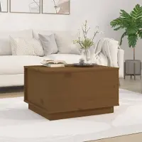 Prolenta Maison Exclusive - Table basse brun miel 60x50x35 cm Bois massif Pin
