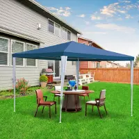 Jiubiaz Pavillons & Tentes de réception 3x3m Durable Tente de réception Facile à monter Camping
