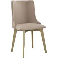 Mirjan 24 Chaise de cuisine rembourrée AFTON 9 - chêne Sonoma / beige