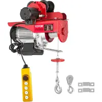 Vevor Treuil électrique 220V Palan électrique à chaîne 1000KG Câble métallique Hoist