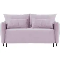 Wintech Dwuosobowa sofa rozkładana Zoya-Velluto 14-black