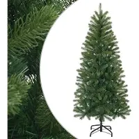 Syfax Sapin de Noël artificiel Vert 150 cm PVC, PE et acier