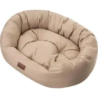 Doggy Lit pour chien avec matelas imperméable "Amazing" - Lit orthopédique pour animaux domestiques ovale pour intérieur & extérieur - 75x60 cm