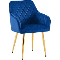 CLP Chaise de salle à manger Monett - velours, G - Vert