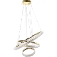 Toolight Lampe Suspendue Lhj042-Cp3 Gold