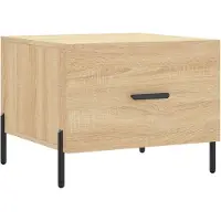 Syfax Table basse Chêne sonoma 50x50x40 cm Bois d'ingénierie