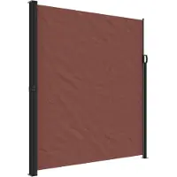 Syfax Auvent latéral rétractable marron 220x500 cm