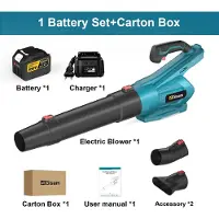 StarTech.com Souffleur de feuilles sans balais - Appareil portatif - 20 000 tr/min - Sans fil 18 V - 1 batterie incluse - Pour le jardin, la neige et la poussière