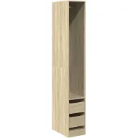 vidaXL Armoire Chêne Sonoma 30x50x200 cm Bois composite