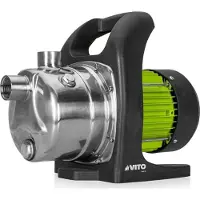 Vito Pompe d'arrosage 800W 3000 L/h Pompe transfert Eaux avec Particules 1mm max