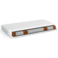 Furnlux Classic FURNLUX Matelas à ressorts Pass White 80x180cm / Hauptfarbe : Weiß / Abmessungen : 80 x 180 x 18 cm