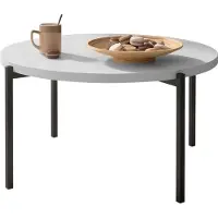 Mirjan 24 Table basse PASQUAL 1 – noir / blanc brillant