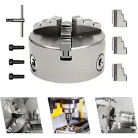 StarTech.com Mandrin K11 - 3 mors à centrage automatique - 125 mm - Grande plage de serrage - Pour tour/CNC - Argent