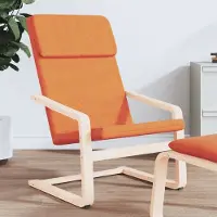 Prolenta Maison Exclusive - Fauteuil relax, couleur jaune foncé, revêtement en tissu