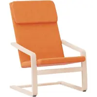 Syfax Chaise de relaxation Jaune foncé Tissu