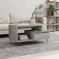 Prolenta Maison Exclusive - Table basse Gris Sonoma 90x49x45 cm Matériau dérivé du bois