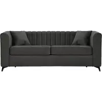 Wintech Mary - Canapé convertible 140 en mousse de qualité médicale-Velluto 19-matte black