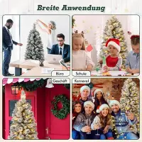Northio Arbre de Noël artificiel avec lumières, arbre festif, arbre artificiel pour la maison, vert, 150 cm
