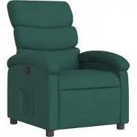 Syfax Fauteuil inclinable vert foncé tissu