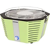 Syntrox Germany Raucharmer, grill de table Molami | BG-100 | Acier inoxydable | Jaune