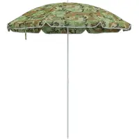 Syfax Parasol de jardin 206 x 206 x 212 cm polyester 170T Camouflage