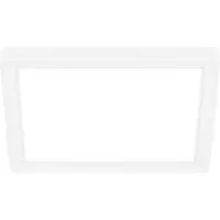 Briloner SLIM CASE Plafonnier LED, lumière indirecte, lumière blanche neutre, blanc, 19 x 19 x 3 cm