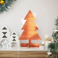 Prolenta Maison Exclusive - Sapin de Noël à décorer Brun cire 60 cm Bois massif Pin
