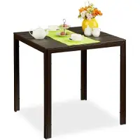 Northix Table de jardin carrée effet bois