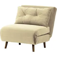 Wintech Fauteuil convertible Flic - large de 77 cm-Velluto 3-dark oak