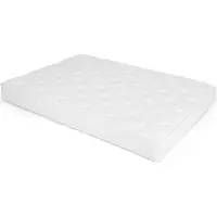 Costway Matelas 140 x 200 cm, matelas à ressorts, matelas à ressorts ensachés, 20 cm d'épaisseur, H3 moyennement ferme, mousse confort ergonomique, en carton