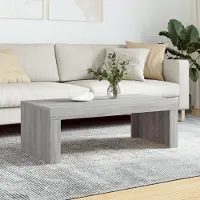 Prolenta Maison Exclusive - Table basse Gris Sonoma 102x50x36 cm Matériau dérivé du bois