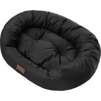 Doggy Lit pour chien avec matelas imperméable "Amazing" - Lit orthopédique pour animaux domestiques ovale pour intérieur & extérieur - 75x60 cm