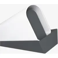 Lucis applique murale AULA 20,9W LED 3000K verre acrylique gris AU3.L1.600.47