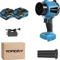 OEM Souffleur turbo, puissance de 3000 W, vitesse réglable, 2 batteries 388VF