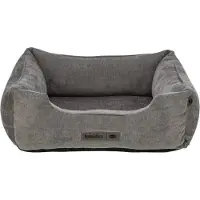 Trixie Panier pour Chien VITAL LENNOX, 60 x 50 cm, Tissu Chenille, Gris, Orthopédique, Mousse Mémoire