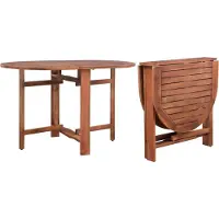 Prolenta Table de jardin exclusive, dimensions 120x70x74 cm, en bois massif d'acacia