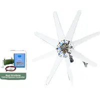 OEM Générateur éolien, utilisation efficace de l'énergie, construction durable, contrôle hybride LCD, 3000W, 48V