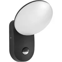 ITALUX applique murale extérieure LED 7W avec capteur MONTI 4K D-SENSOR OWL-6214-S-4K