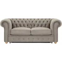 Wintech Chesterfield Max Borneo – Canapé deux places convertible-Velluto 3-like oak