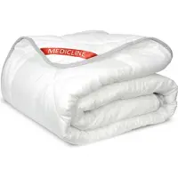 AIO Factory Couverture antiallergique en microfibre 200X220 Cm - Blanc