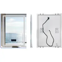 OEM Miroir de salle de bain Bluetooth, fonction antibuée, éclairage variable, design moderne , 70x90cm (28x36 pouces)
