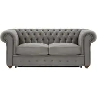 Wintech Chesterfield Max Borneo – Canapé deux places convertible-Velluto 17-dark oak