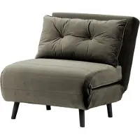Wintech Fauteuil convertible Flic - large de 77 cm-Velluto 19-black