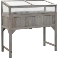 Syfax Lit surélevé avec serre 110x54x120 cm Bois de sapin massif