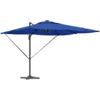 Syfax Parasol Bleu azure 286 x 284 x 270 cm Aluminium et polyester