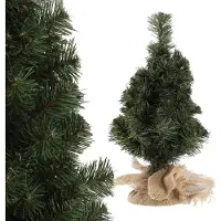 StarTech.com Sapin de Noël artificiel - modèle de table - 60 cm - sac en jute - vert - sans éclairage