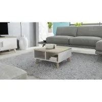 Mirjan 24 Table basse COLINA 2 – chêne sonoma / blanc